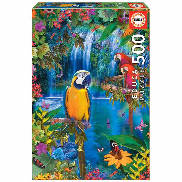 پازل 500 قطعه Educa طرح پرندگان مناطق گرمسیری