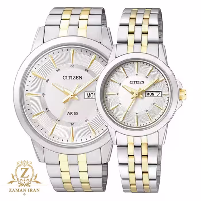 ساعت مچی ست مردانه و زنانه سیتیزن Citizen اورجینال مدل BF2018-52A C