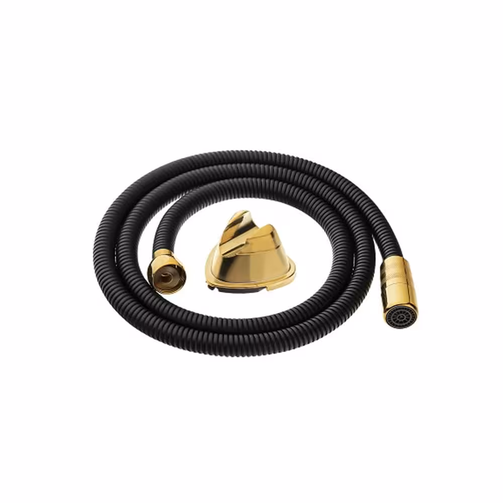 شیلنگ توالت لیا شودر مشکی طلا