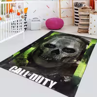 فرشینه فانتزی بازی Call of Duty Ghost، زمینه سبز، کد WAs-3311