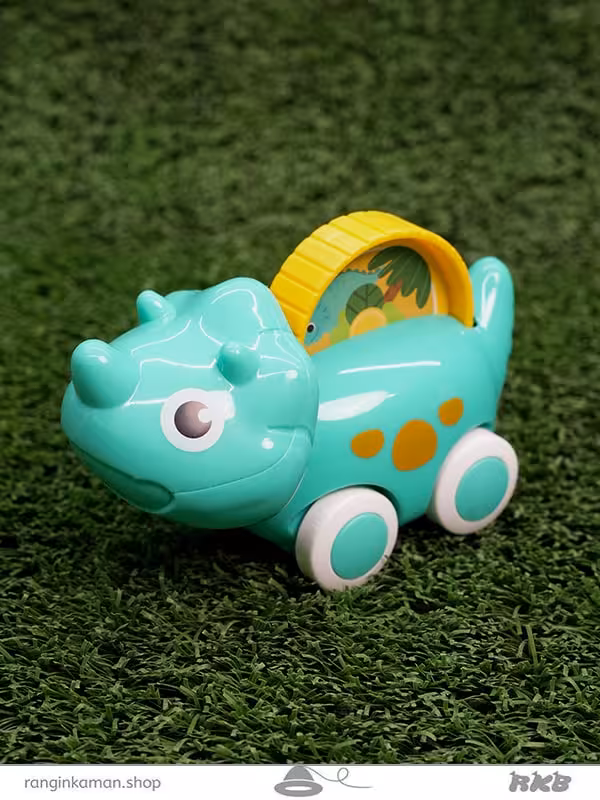 اسباب بازی دایناسور چرخ دار کدWheeled dinosaur toy 8007