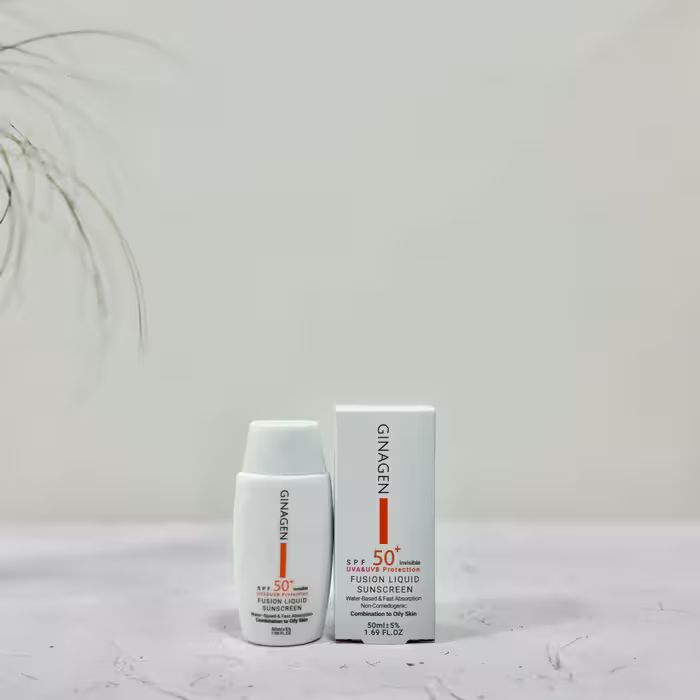 لیکوئید ضد آفتاب پوست چرب SPF50 ژیناژن 50 میلی لیتر