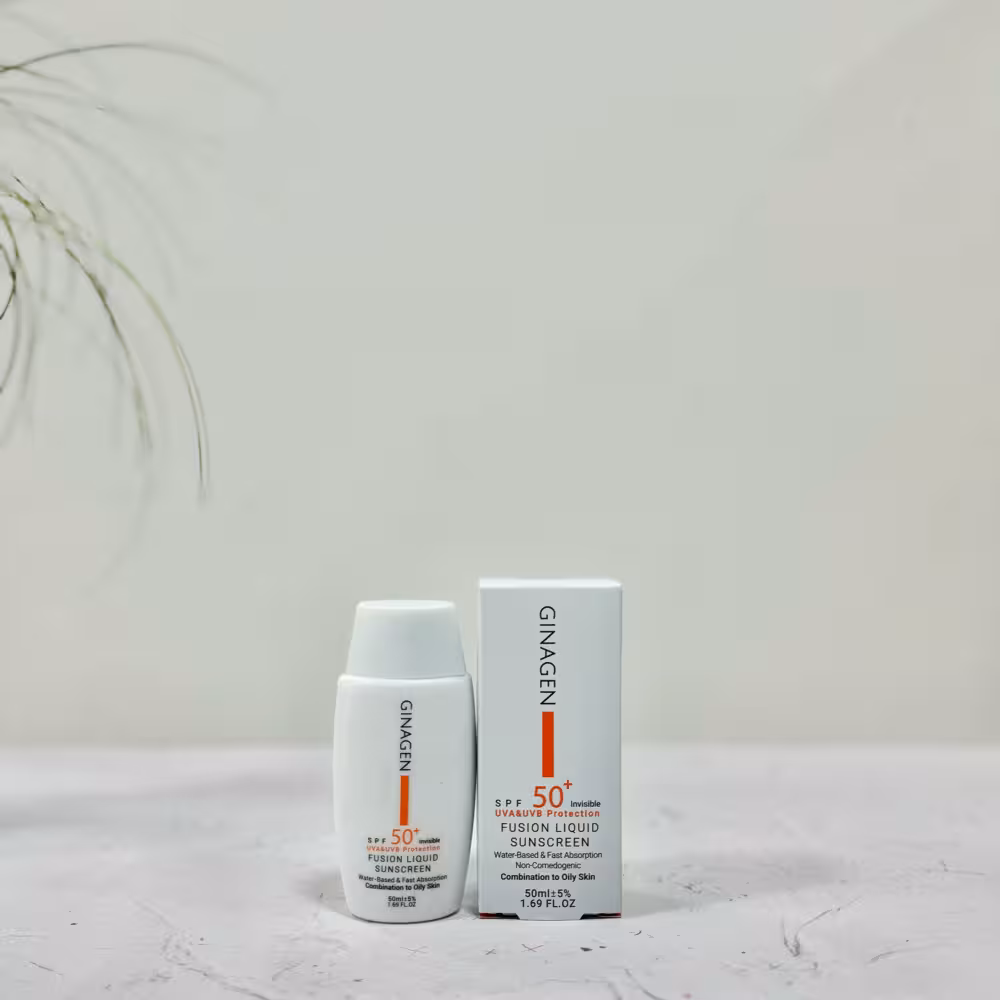 لیکوئید ضد آفتاب پوست چرب SPF50 ژیناژن 50 میلی لیتر