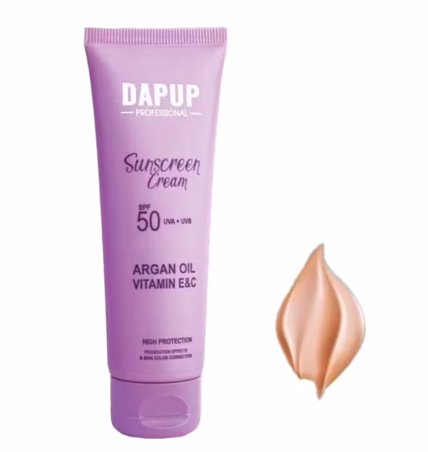 کرم ضدآفتاب دپاپ spf50 حاوی روغن آرگان شماره 3