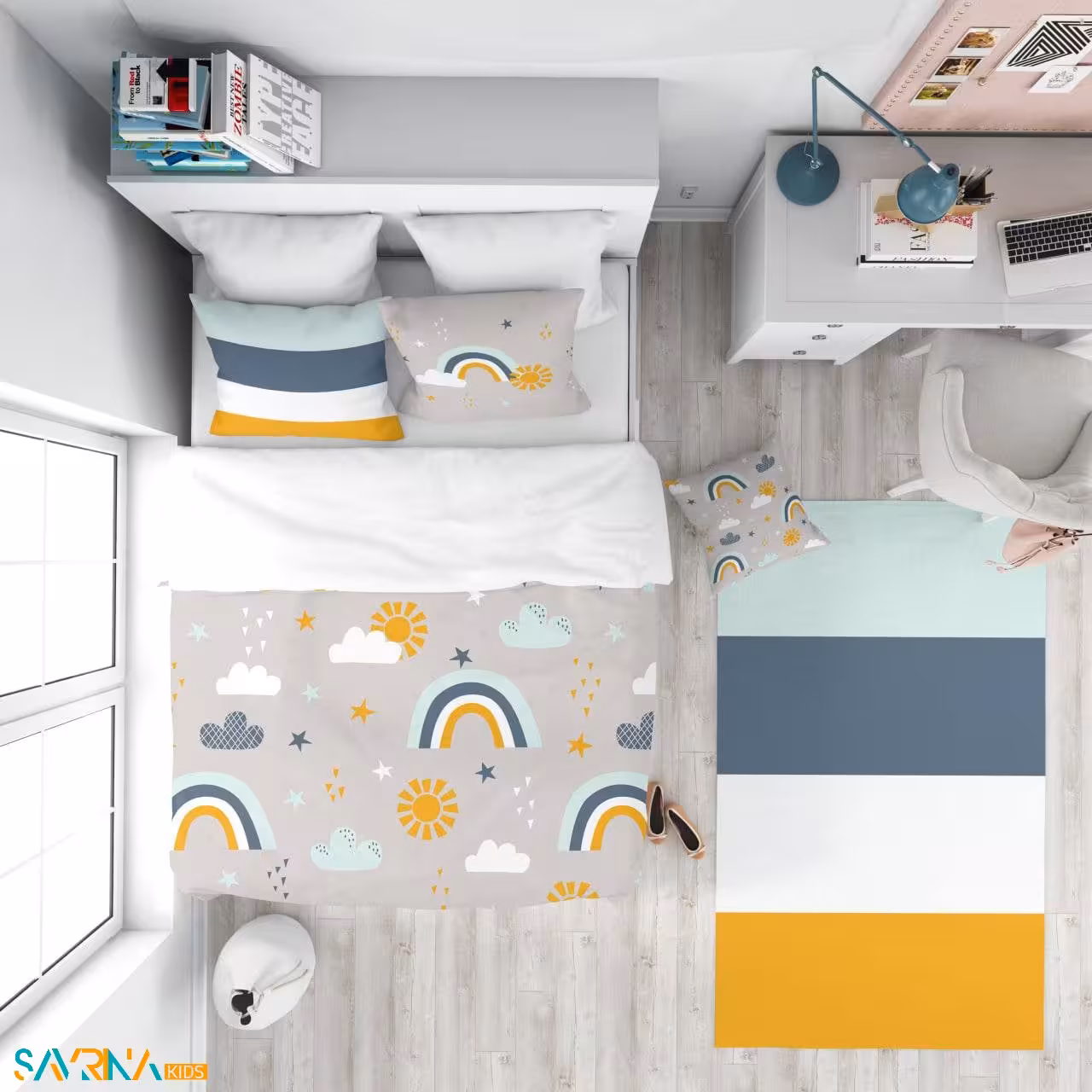 سرویس روتختی طرح آسمان یک نفره کد A2787