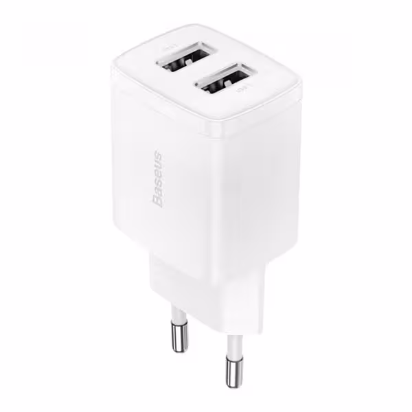 شارژر دیواری یواس‌بی 10.5 وات بیسوس CCXJ010202