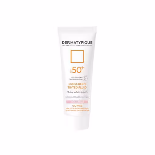 ضدآفتاب رنگی (رز بژ ) پوست چرب SPF50 درماتیپیک
