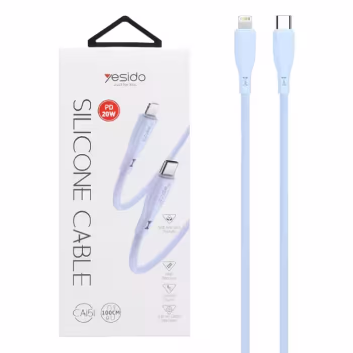 کابل تبدیل USB-C به لایتنینگ یسیدو مدل CA151