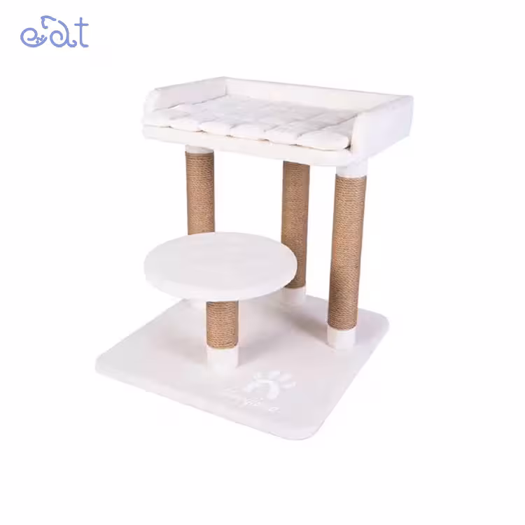 اسکرچر و درخت گربه مریلند مدل لاریکس MerryLand Larix Scratcher & Cat Tree (رنگ سفید)