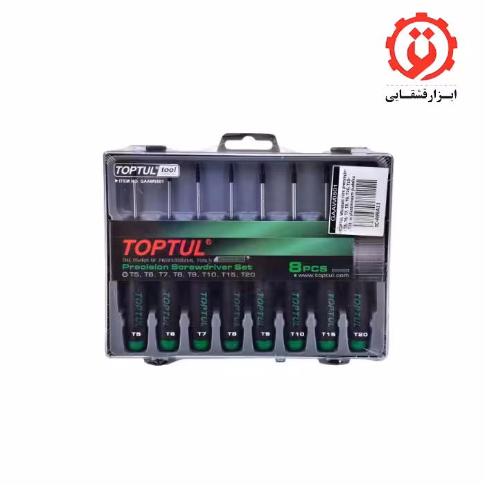 جعبه پیچ گوشتی موبایلی 8 عددی تاپ تول مدل GAAW0801