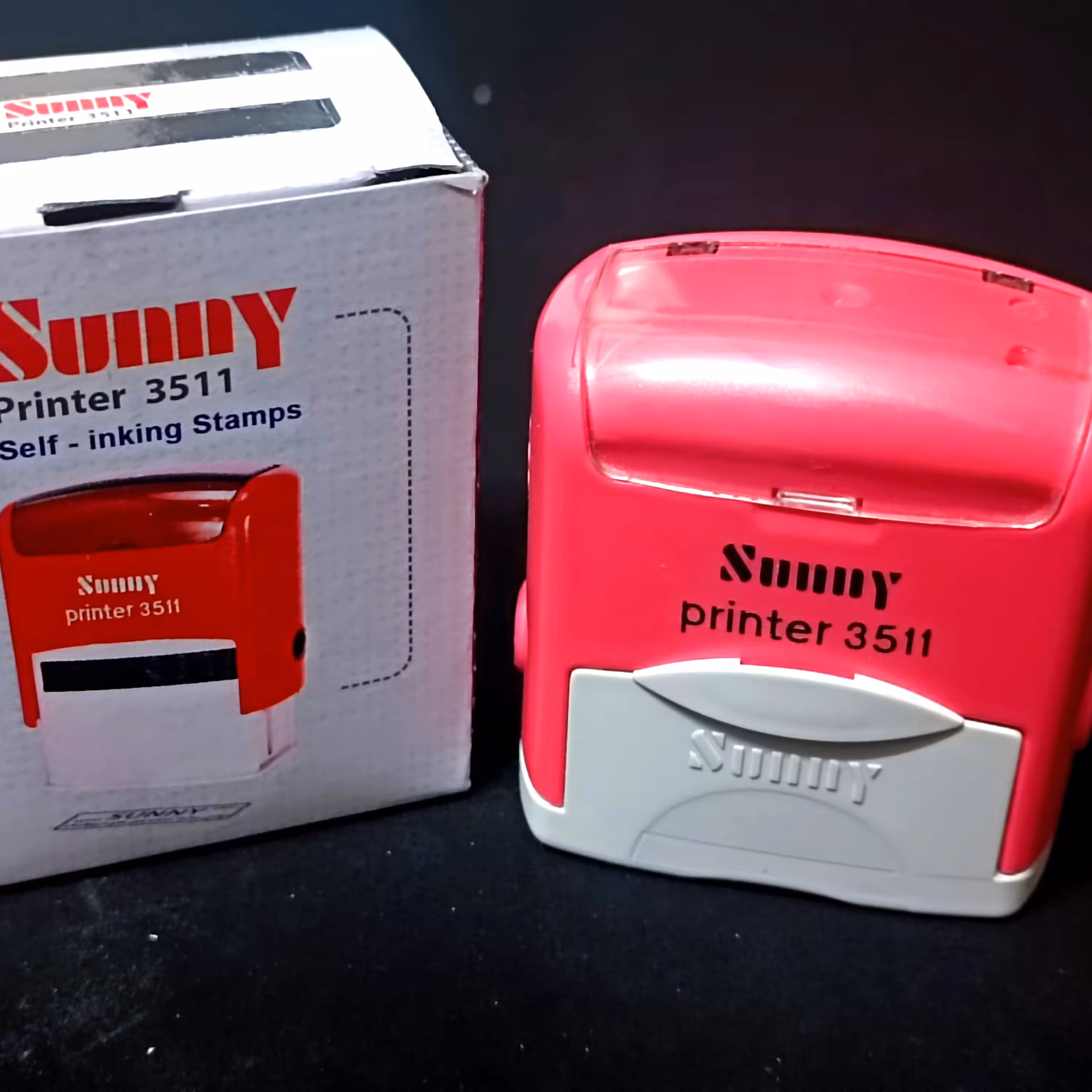 مهر  ژلاتینی مدل 3511برند سانی سایز مناسب اسم و فامیل 