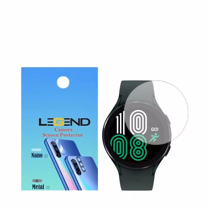 محافظ صفحه نمایش لجند مدل نانو گلس مناسب برای ساعت هوشمند سامسونگ Galaxy Watch 4