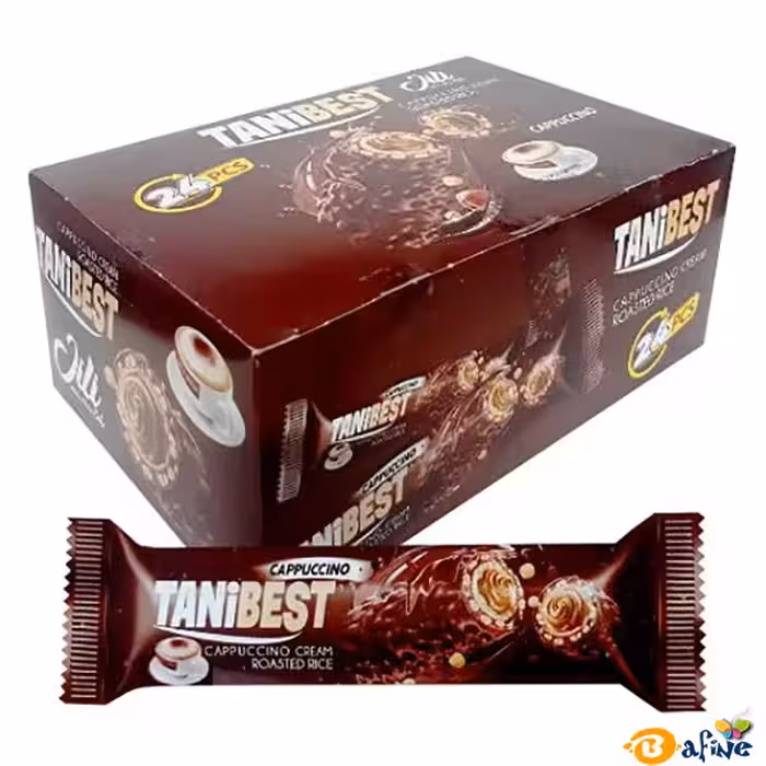 قیمت و خرید شکلات تانی بست با روکش کاکائویی شیری طعم کاپوچینو