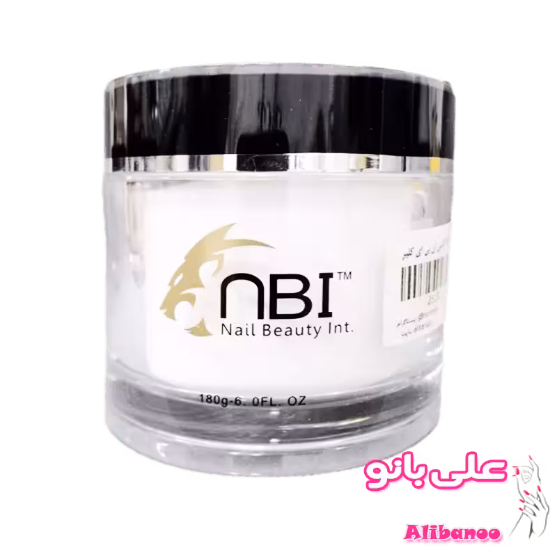 پودر کاشت ناخن 180 گرم ان بی آی nBi کلیر ( Clear )