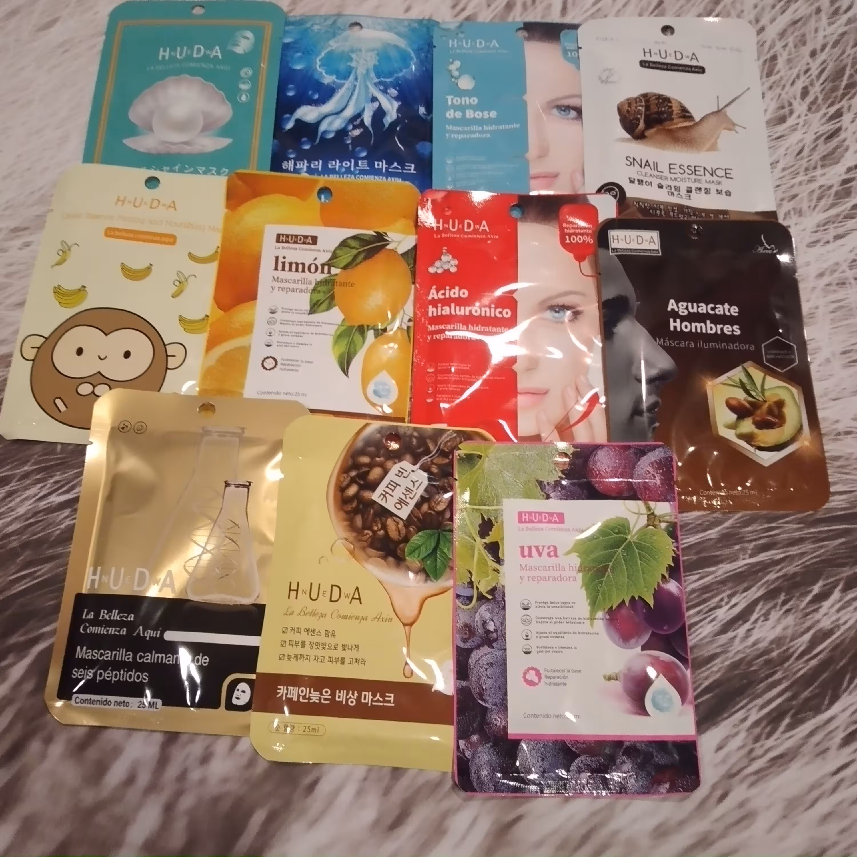 ماسک های صورت ورقه ای ارسال به صورت رندوم