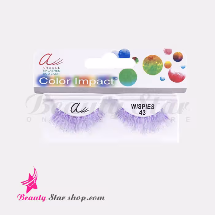 مژه مصنوعی بنفش نخ نامرئی آردل مدل 43 Wispies