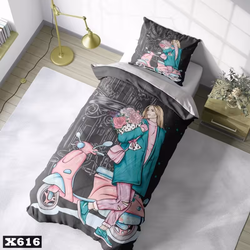 روتختی سه بعدی طرح دخترانه