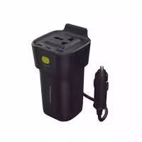 مبدل برق خودرو پاورولوجی مدل POWER INVERTER 150W P150INVBK | کالا مکس