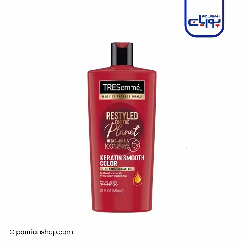 شامپو کراتینه مو ترسمه Tresemme مدل Restyled Keratin -
