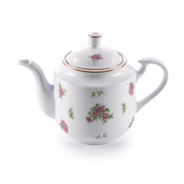 قوری چای استوانه بزرگ بیدگل مینیاتوری