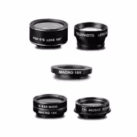 کیت لنز موبایل 5تایی ایبولو / IBOOLO 5-in-1 Lens Kit