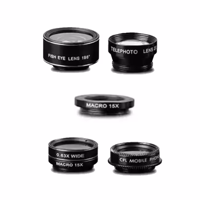 کیت لنز موبایل 5تایی ایبولو / IBOOLO 5-in-1 Lens Kit