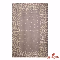 فرش  ماشینی ساوین طرح 4007 نقره ای روشن