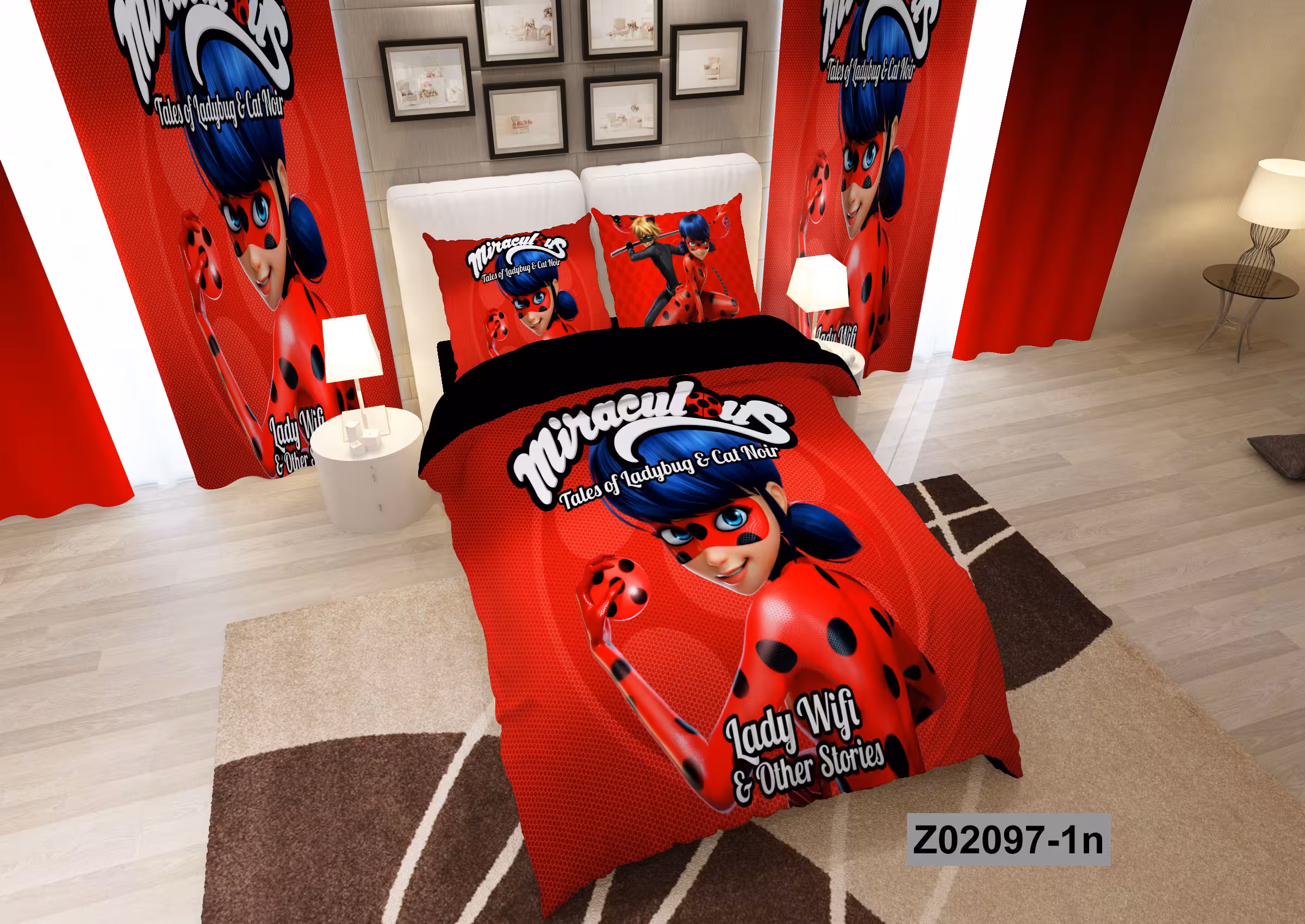 لحاف روتختی تنسل سه بعدی (3D) کالای خواب متین کد 2097