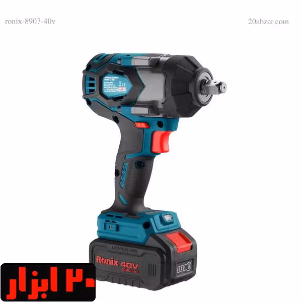 کیت بکس شارژی 40 ولت براش لس 800 نیوتن متر 1/2 اینچ رونیکس مدل 8907-40v