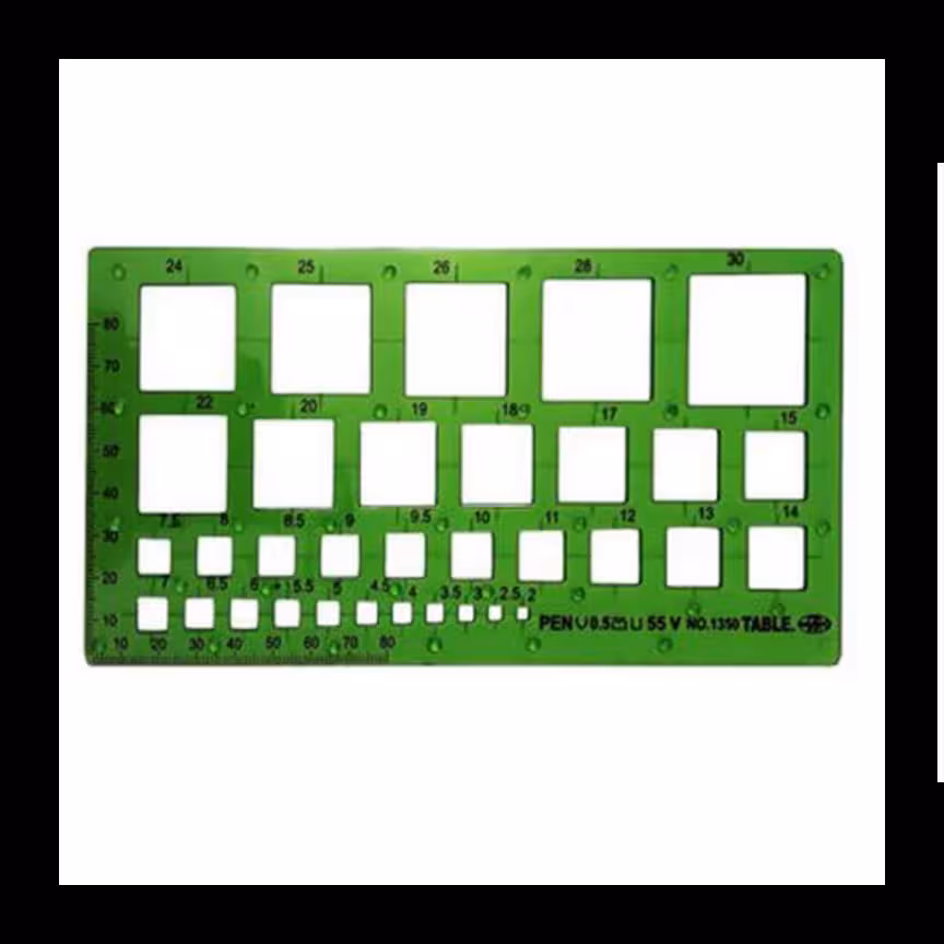 شابلون مربع TABLE تکی 