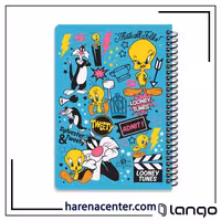 دفتر مدرسه طرح لونی تونز Tweety & Sylvesterبرند لانگو