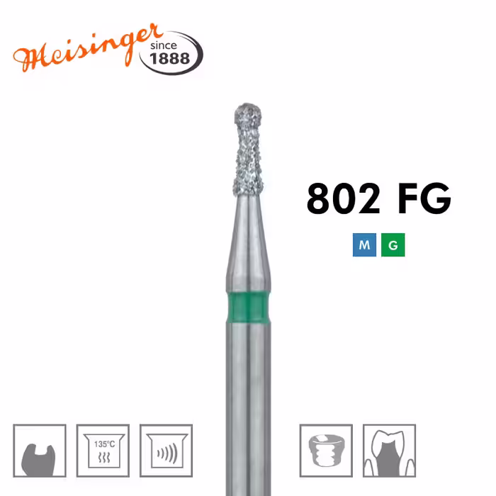 فرز الماسه روند MEISINGER – Diamond Bur 802G FG