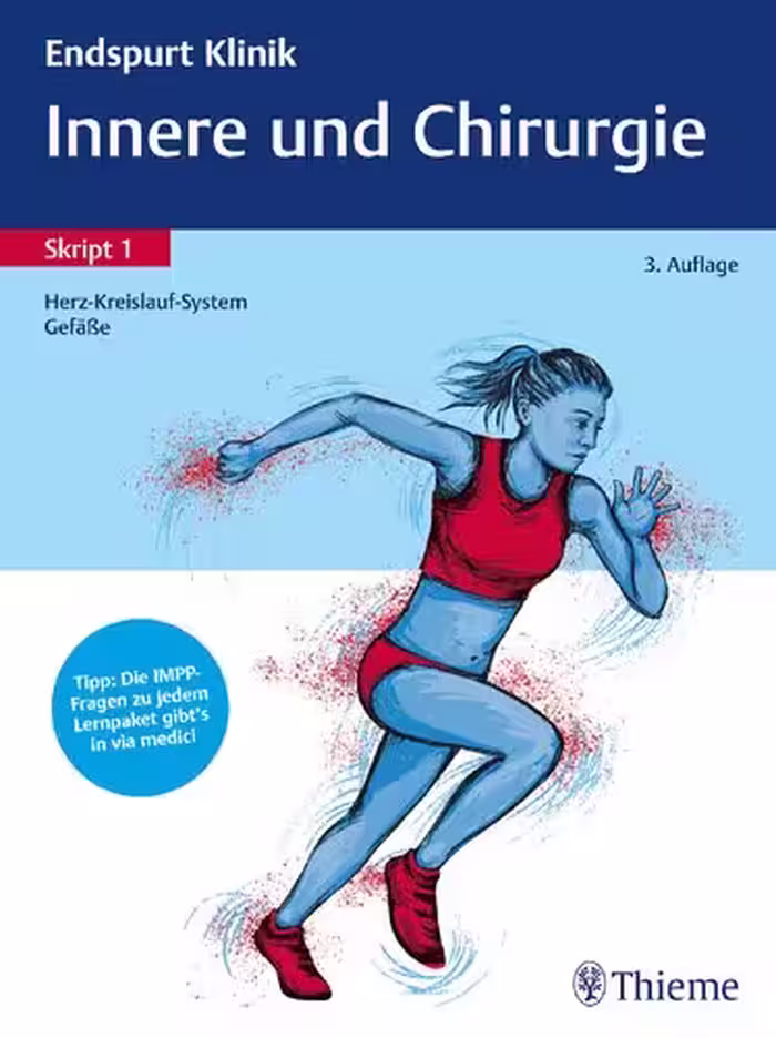 خرید و دانلود نسخه کامل کتاب Endspurt Klinik Skript 1: Innere und Chirurgie - Herz-Kreislauf-System, Gefäße