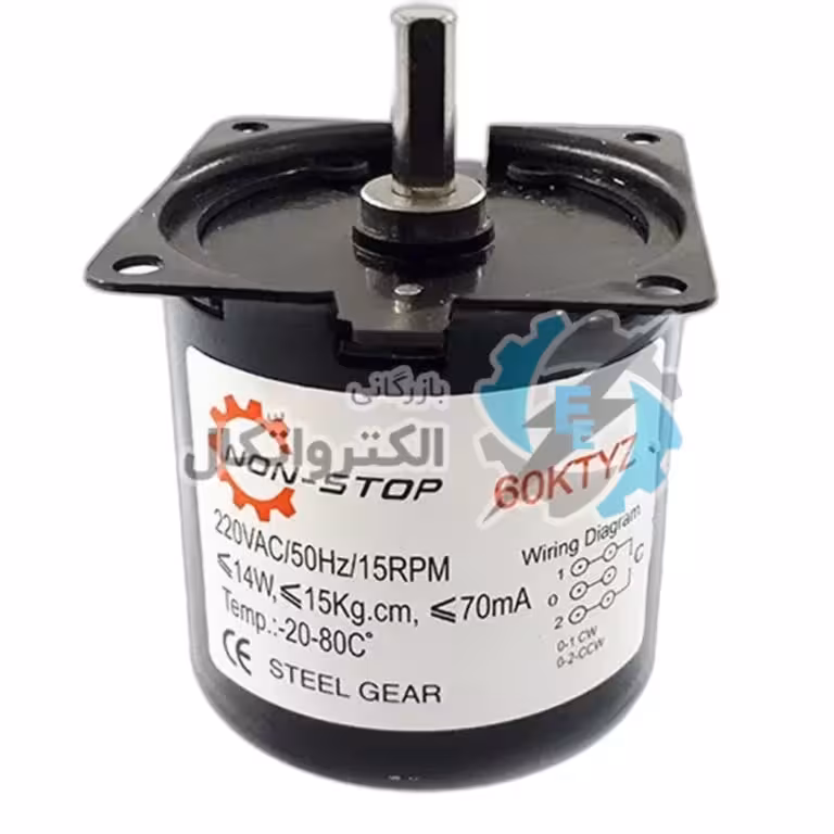 موتور گیربکس 220ولت و 14 وات مدل A60KTYZ – 30rpm