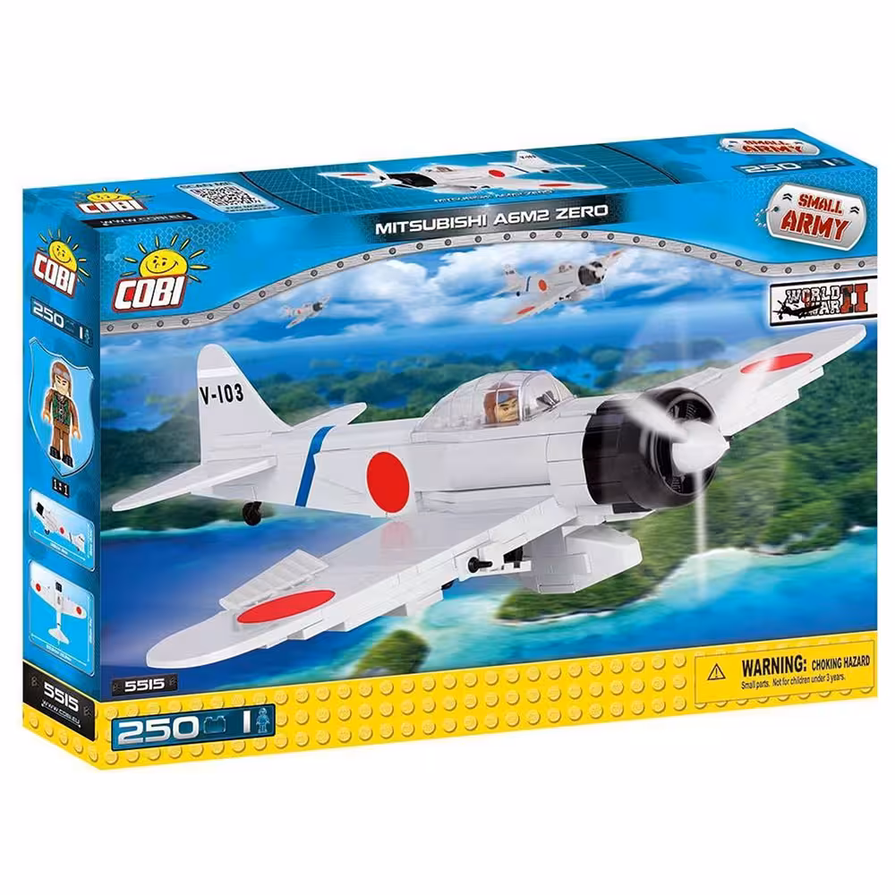 هواپیما جنگنده ساختنی کوبی مدل Mitsubishi A6M2 ZERO کد 5515