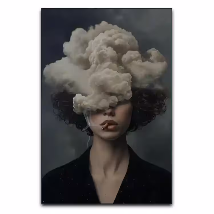 تابلو انتزاعی دختر