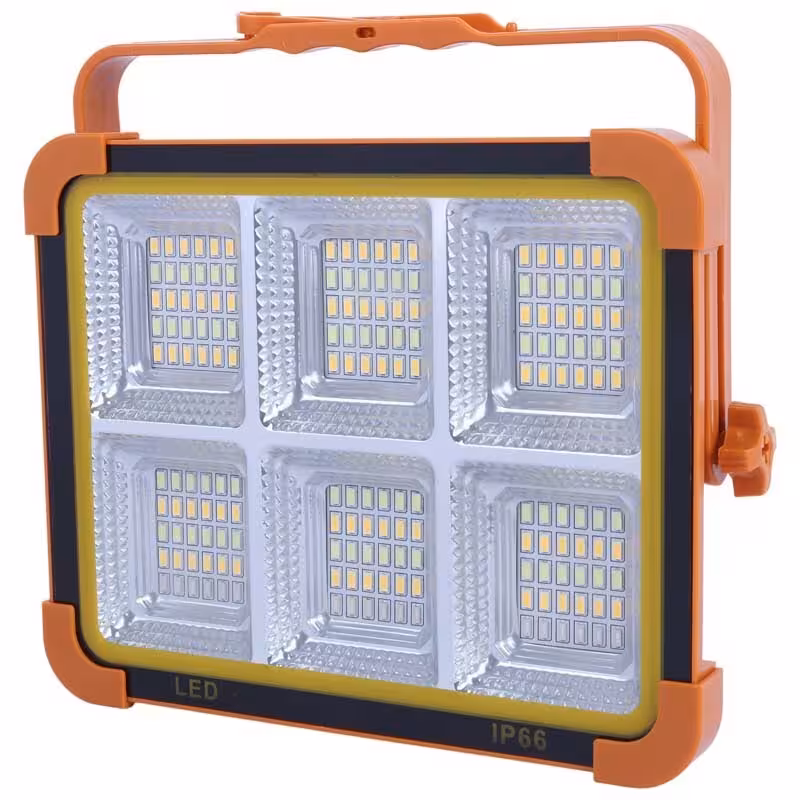 پروژکتور سیار شارژی و پاور بانک خورشیدی Solar LED Light