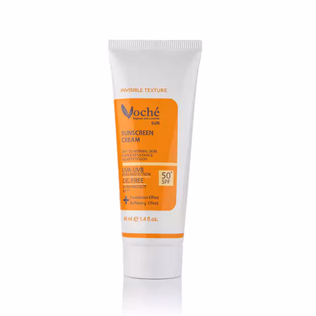 کرم ضد آفتاب رنگی spf50 پوست خشک 40 میلی لیتر وچه Voche