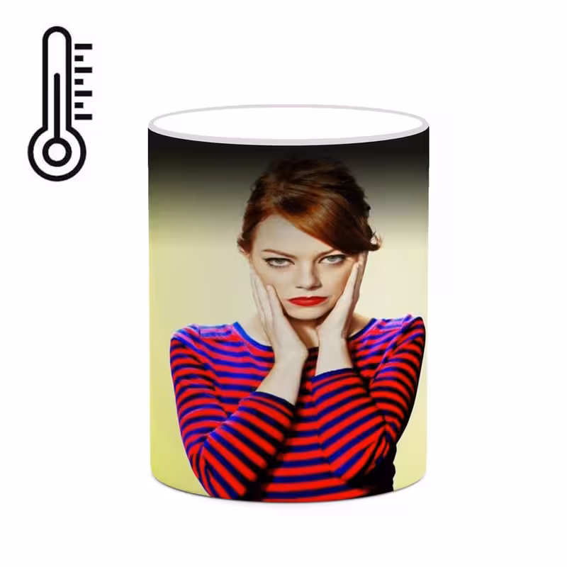 ماگ حرارتی چیتوکالا طرح اما استون Emma Stone مدل mgh25934