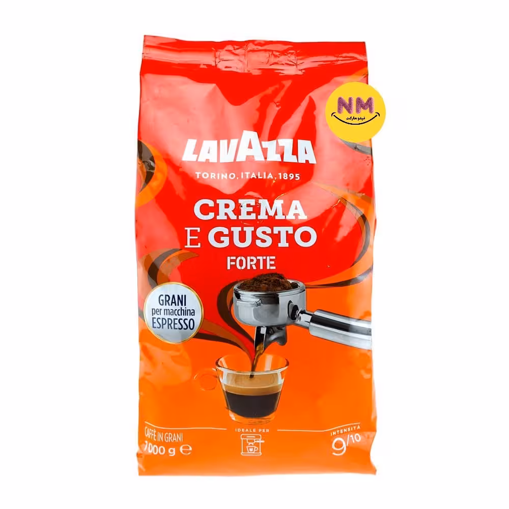 قهوه لاوازا کرما گوستو فورته 1000 گرم Lavazza Forte