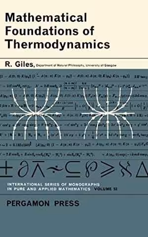  دانلود کتاب Mathematical Foundations Of Thermodynamics, 1964 - دانلود کتاب های دانشگاهی