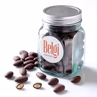 دراژه بادام با روکش شکلات دارک ریل callebaut بلژیک