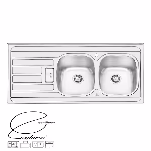 سینک پرنیان استیل مدل PS1101 روکار