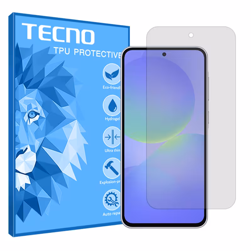 گلس سامسونگ A56 مدل هیدروژلی شفاف برند تکنو کد S