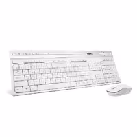 کیبورد و ماوس بی سیم تسکو سفید مدل TKM 7106W