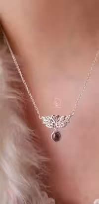 ‌‌ 💎گردنبند  جواهری دوقو عشق با آویز تلسکوپی