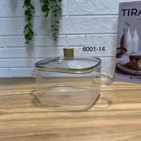 قابلمه تمام پیرکس طرح راه‌راه مربع شکل حجم 2.2 لیتری