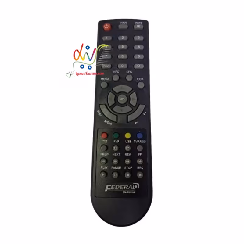 کنترل گیرنده دیجیتال فدرال ته گرد