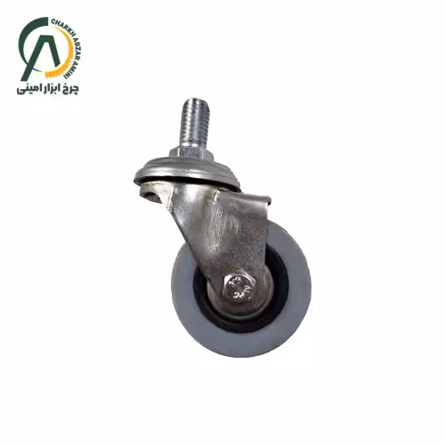 چرخ فروشگاهی H پیچی گردان قطر 125 میلی متر