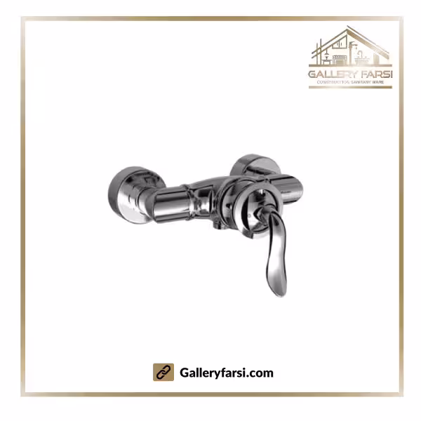 شیر توالت شودر مدل لوکا کروم